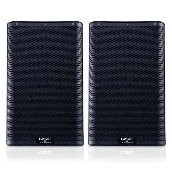 QSC K10.2 K2 Series 10" 2-Way 2000W Powered Active DJ PA Speakers Pair