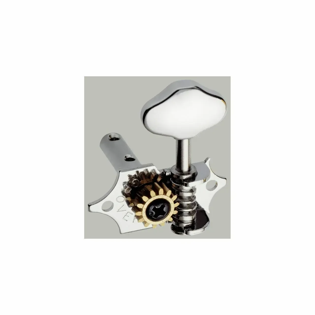 GROVER H97N Sta-Tite Vintage Mechaniken Set horizontal, nickel, 3L/3R