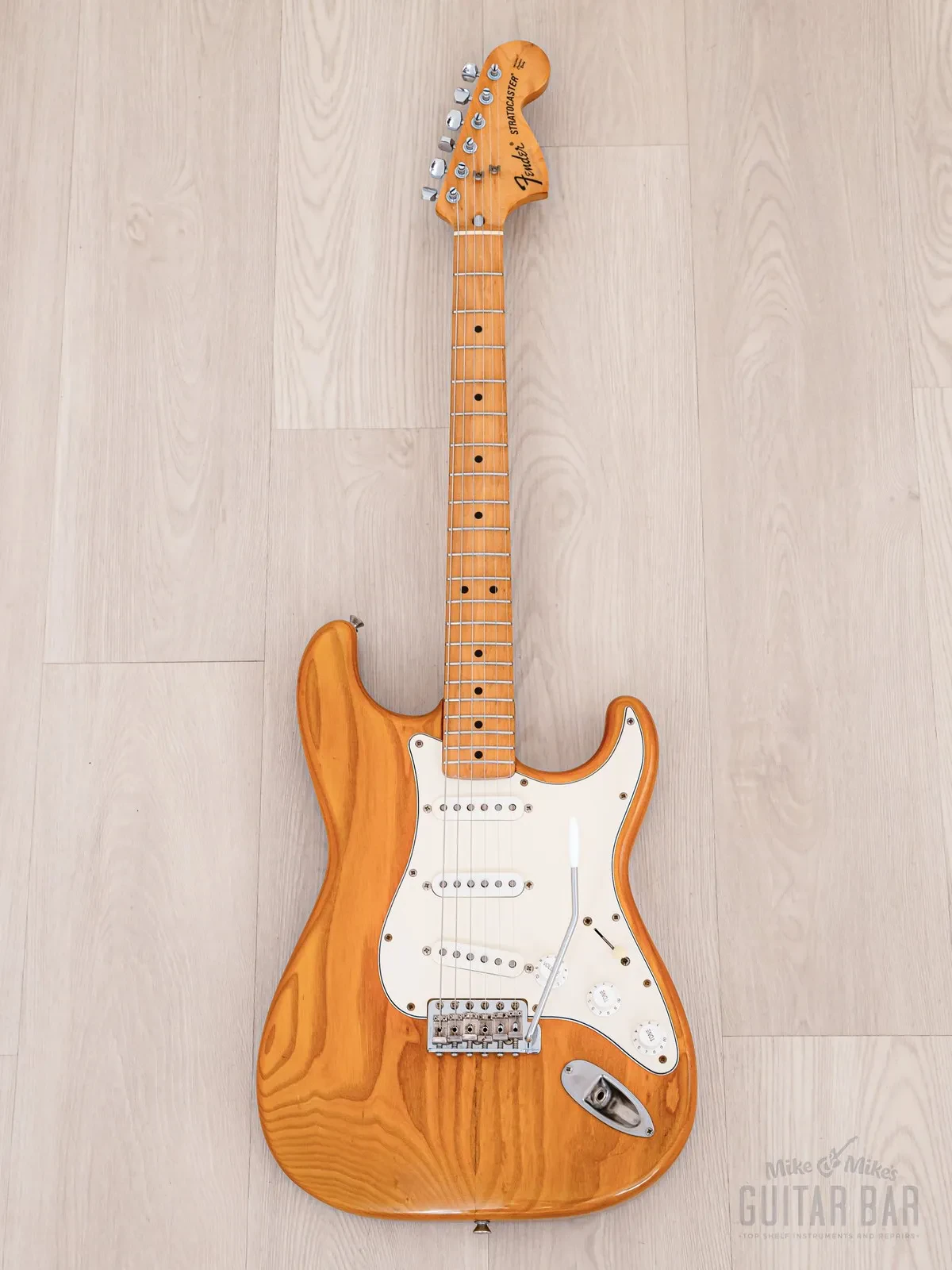 Электрогитара Fender Stratocaster 1972 Vintage Reissue ST72-115 SSS Natural w/gigbag Japan 1986