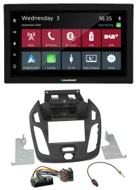 Blaupunkt DAB Bluetooth USB MP3 2DIN Autoradio für Ford Transit 12-18 ohne Displ