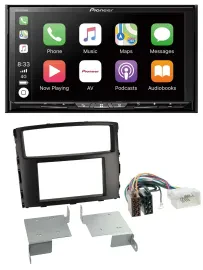 Pioneer 2DIN MP3 USB DAB DVD Bluetooth Autoradio für Mitsubishi Pajero Shogun ab