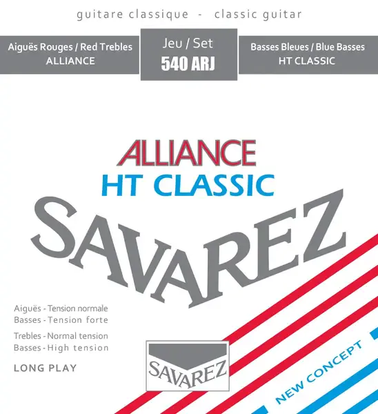 Струны для классической гитары Savarez 540ARJ 24-44 Alliance HT Classic Mixed Tension