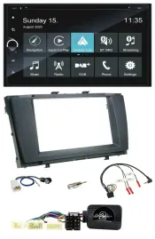Blaupunkt 2DIN Lenkrad TMC Bluetooth USB DAB Navigation für Toyota Avensis 2009-