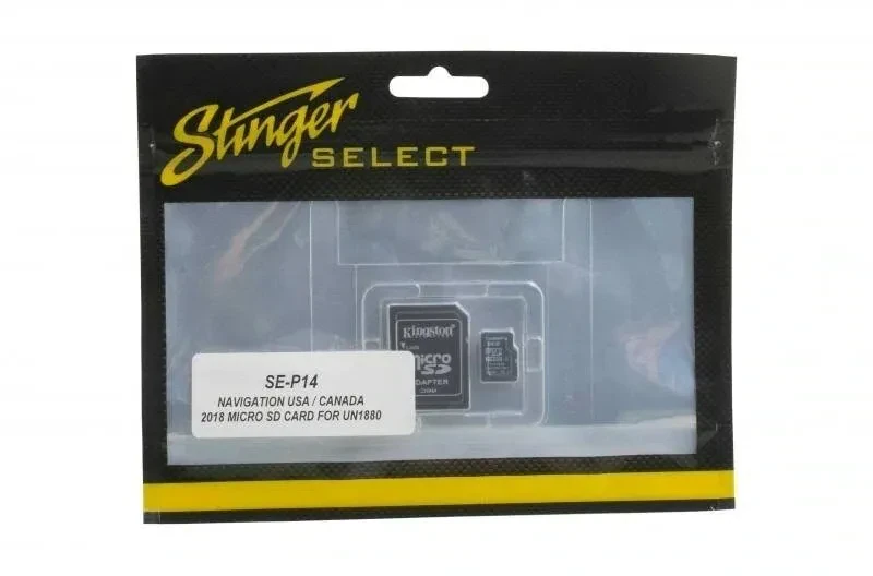 Stinger SE-P14 2018 GPS Navigation USA/Canada MicroSD Card for UN1880