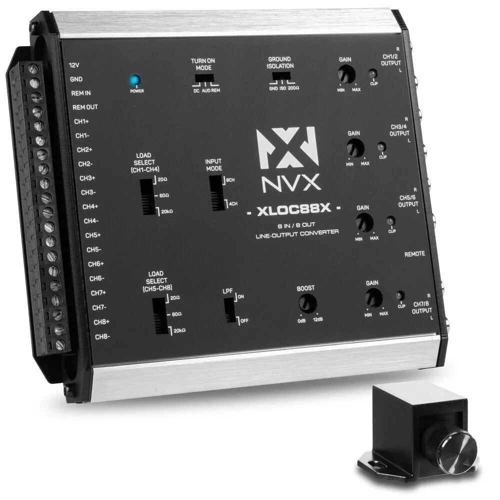 NVX XLOC88X 8 inputs / 8 outputs Line Output Converter with Load Select