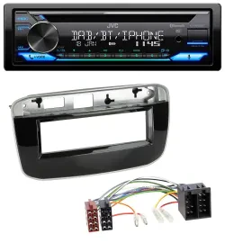 JVC Bluetooth MP3 USB DAB CD Autoradio für Fiat Punto Punto Evo (ab 2011)