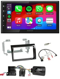 Автомагнитола Kenwood 2DIN USB DAB Bluetooth для Fiat, Peugeot, Citroën