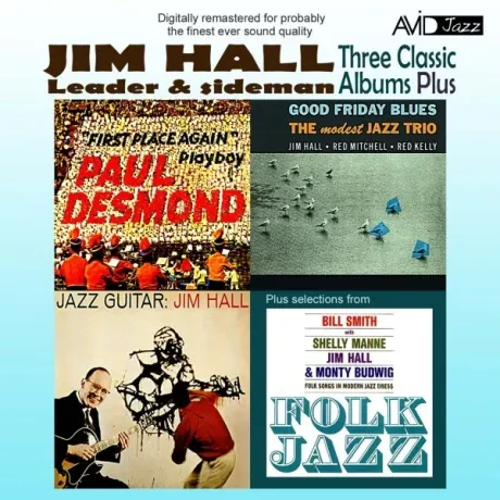 CD-диск Jim Hall – Jazz Guitar / Good Friday Blues / First Place Again (2CD)