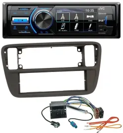 Автомагнитола для Volkswagen Up JVC Bluetooth USB DAB MP3 (2011–2016)