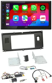 JVC Bluetooth 2DIN Lenkrad DAB USB Autoradio für Land Rover Evoque 11-13 Blindst