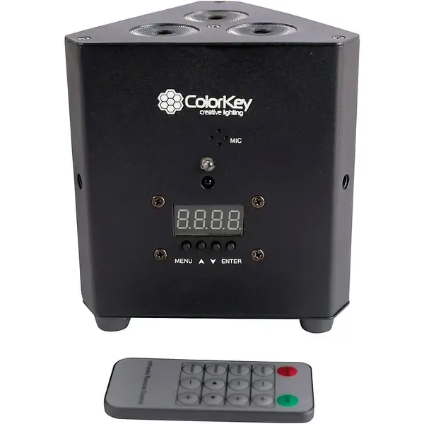 Светодиодный прибор ColorKey TrussPar QUAD 3 RGBW LED PAR Uplight Wash Light Black