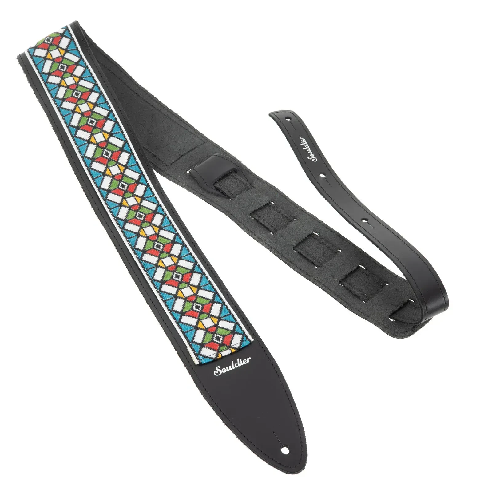 Ремень для гитары Souldier TGS0177BK02BK Torpedo Stained Glass Blue