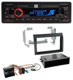 JBL AUX MP3 USB Bluetooth SD Autoradio für Citroen Jumper Quadlock 06-11 schwarz