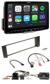 Автомагнитола Alpine Bluetooth USB DAB для Audi A4 (2000–2009) ISO Fakra с поддержкой управления с руля