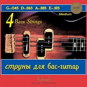Струны для бас-гитары Fedosov GB4-2 45-105