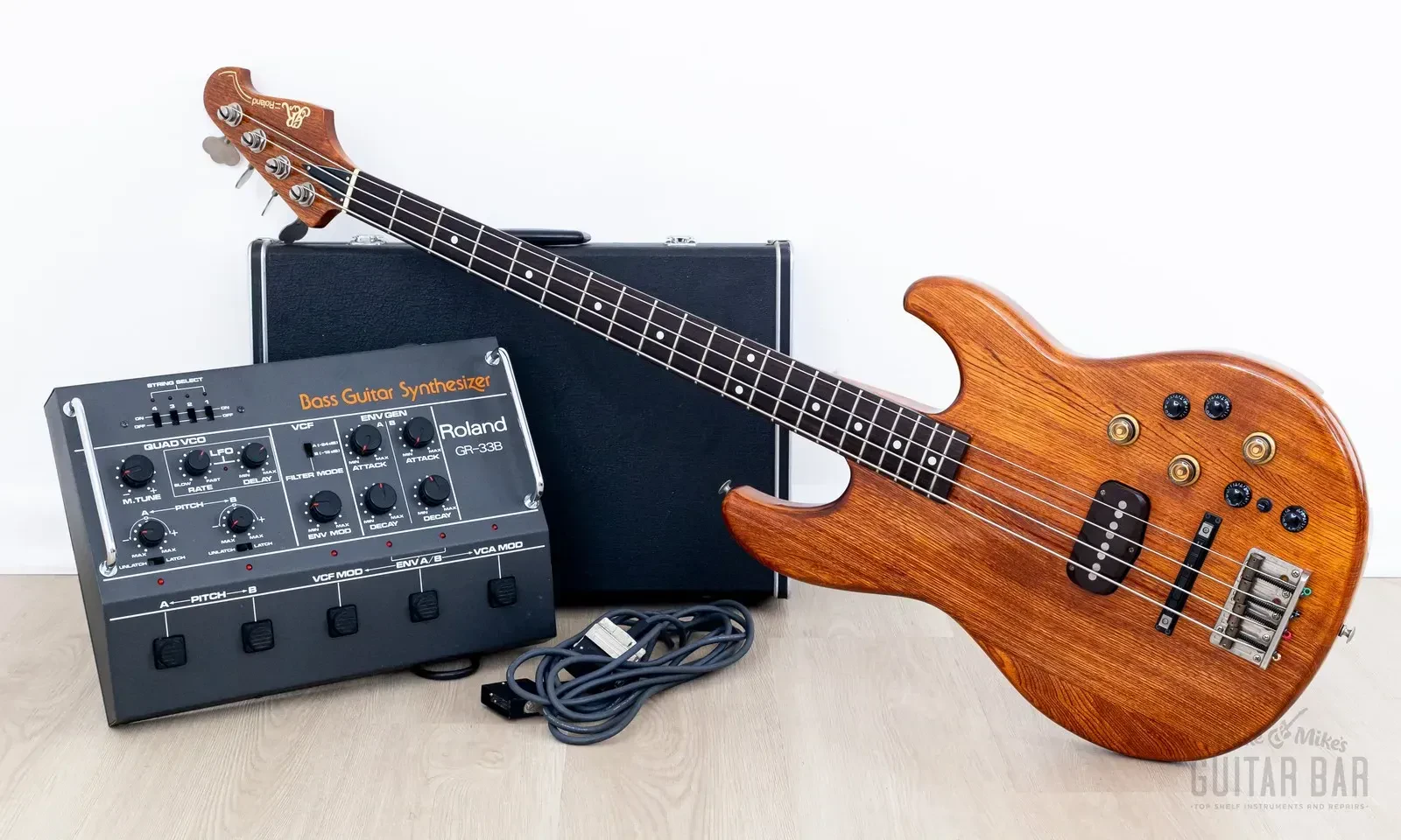 1980 Roland G-33 Bass Synthesizer Controller & GR-33B Synthesizer, Near-Mint