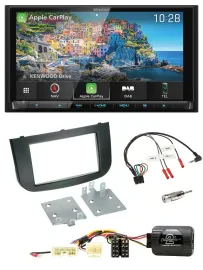Kenwood Bluetooth Lenkrad 2DIN USB TMC DAB Navigation für Mitsubishi Colt 2008-2