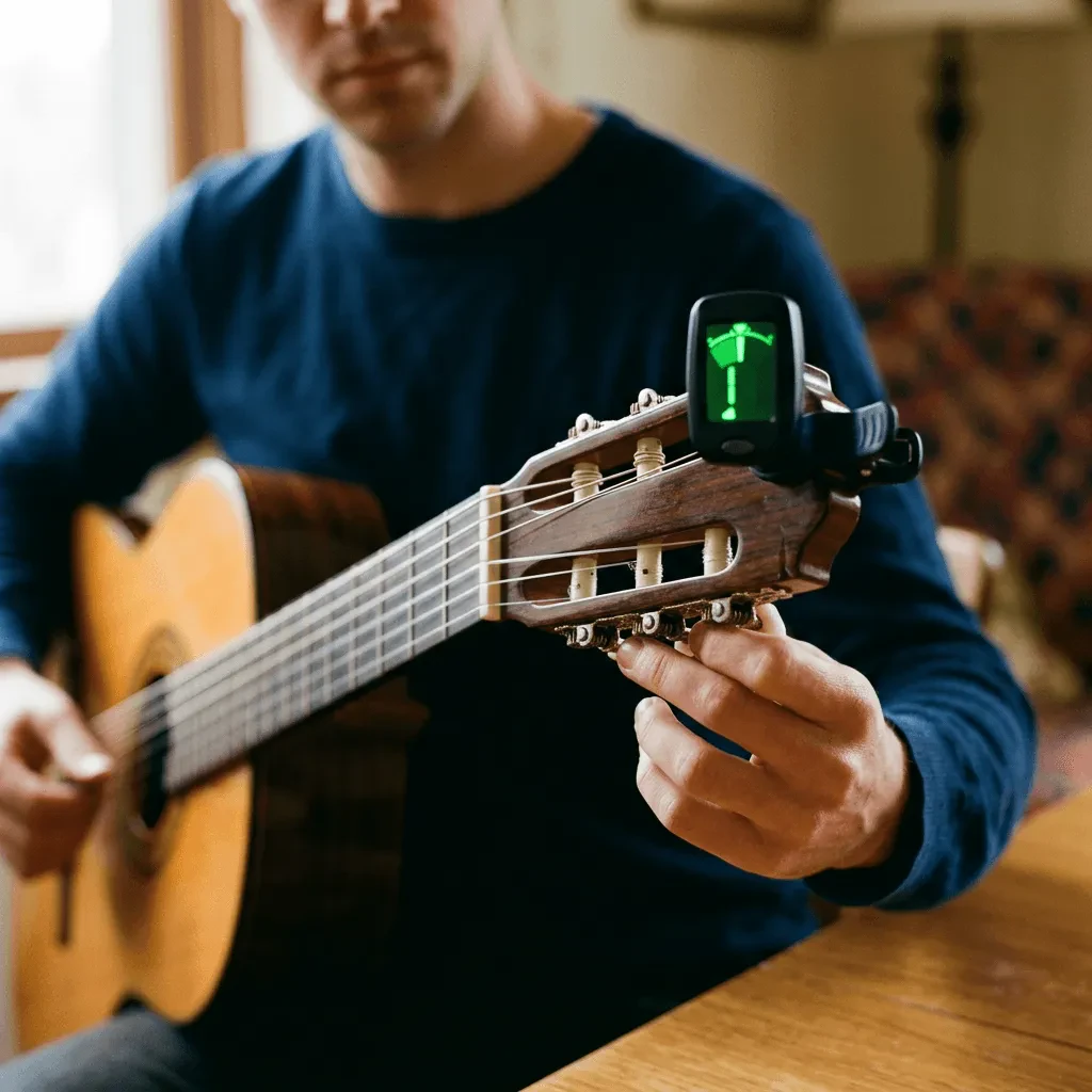 Как настроить классическую гитару