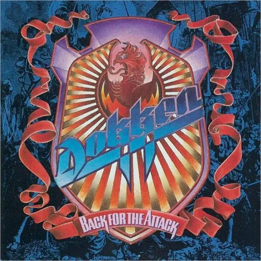 Виниловая пластинка Dokken - Back For The Attack [Translucent Magenta & Sky Blue Vinyl] NEW Vinyl