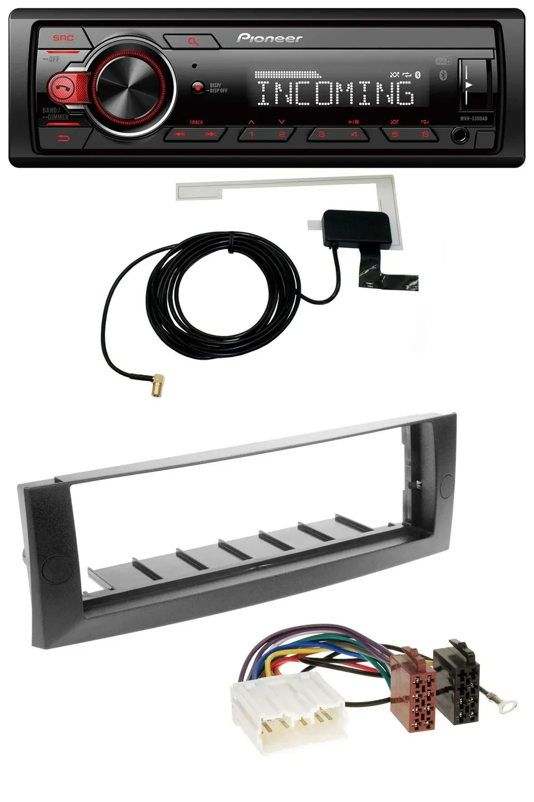 Pioneer USB MP3 DAB Bluetooth Autoradio für Mitsubishi Colt (2004-2008)