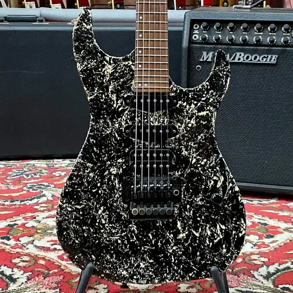 Электрогитара Hamer Centaura GCTS-JR-BWG HSS Black White Granite w/case USA 1994