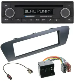 Автомагнитола для Renault Scenic (с 2012) Blaupunkt MP3 Bluetooth DAB CD USB, серый