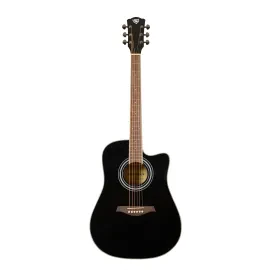 Акустическая гитара Rockdale Aurora D6 C Black Gloss