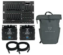 American DJ STAGE PAK 1 DMX Lighting Control Kit w/Stage Setter+Dimmer Packs+Bag