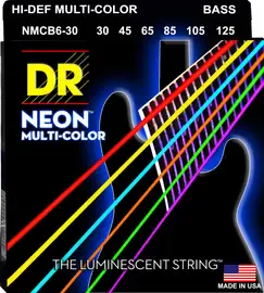 Струны для 6-струнной бас-гитары DR Strings NMCB6-30 30-125 (люминисцентные)
