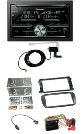 Pioneer CD USB MP3 Bluetooth 2DIN DAB Autoradio für Ford S-Max Mondeo ab 2007 Pr