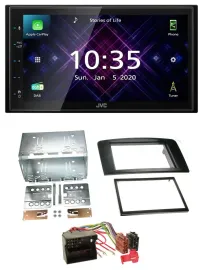JVC DAB 2DIN MP3 Bluetooth USB Autoradio für Mercedes M-Klasse 05-11 W164 Profi