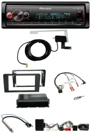 Автомагнитола для Audi A3 Pioneer Bluetooth, DAB, USB, поддержка кнопок на руле (ISO)