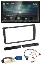 Kenwood Bluetooth USB 2DIN Lenkrad TMC DAB Navigation für Toyota Hilux ab 2011 2