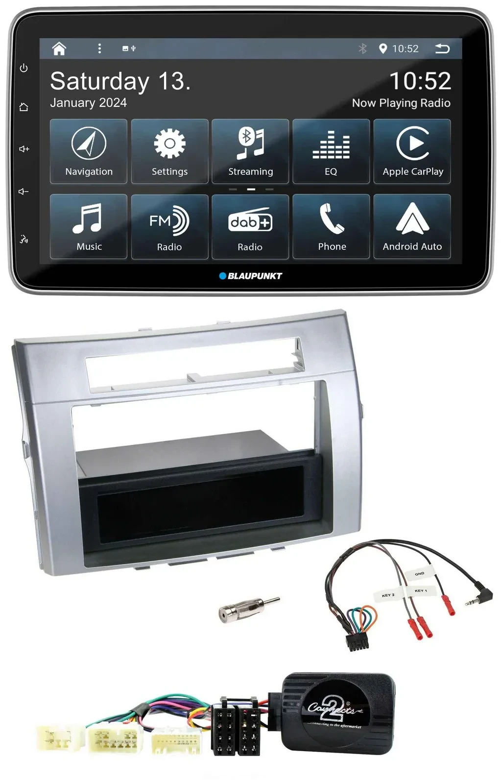 Blaupunkt USB DAB SD Lenkrad Bluetooth Autoradio für Toyota Corolla Verso 2004-2