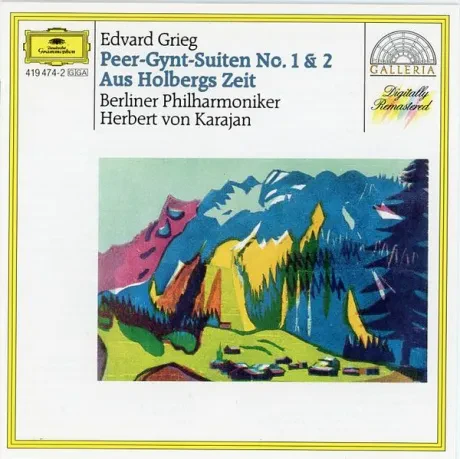 HERBERT VON KARAJAN - GRIEG: Peer-Gynt-Suiten No. 1 & 2 / Aus Holbergs Zeit (CD)