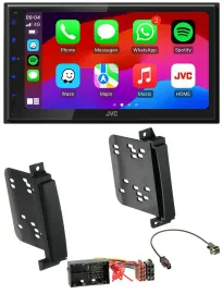 JVC Bluetooth USB MP3 2DIN DAB Autoradio für Jeep Grand Cherokee Dodge Durango a