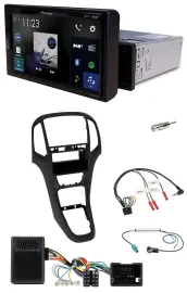 Pioneer DAB Lenkrad Bluetooth USB Autoradio für Opel Astra J 2009-2016 Perl schw