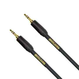 Mogami Gold 3.5-3.5-15 Stereo Audio Patch Cable, 3.5mm TRS Male Plugs, Gold Cont
