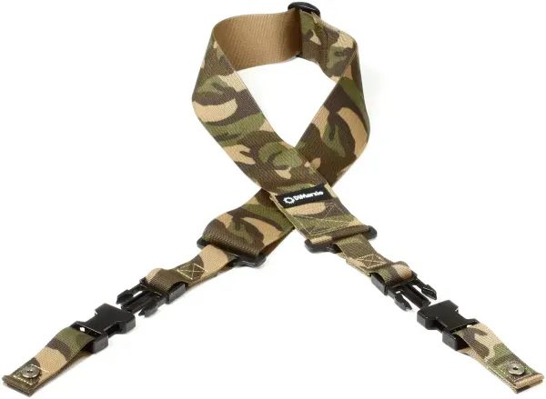 Ремень для гитары DiMarzio DD2200CM ClipLock Quick Release Cordura Camo