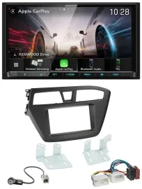 Kenwood MP3 2DIN USB DAB Bluetooth Autoradio für Hyundai i20 (2014-2020)