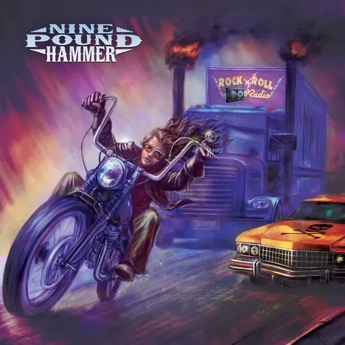Виниловая пластинка Nine Pound Hammer - Rock N' Roll Radio [New Vinyl LP] Colored Vinyl, Purple