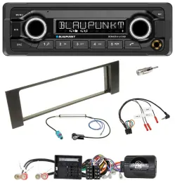 Blaupunkt Bluetooth DAB Lenkrad USB Autoradio für Audi A4 00-04 B6 Quadlock Fakr