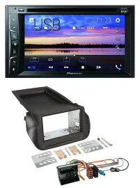 Автомагнитола Pioneer 2DIN Bluetooth USB DVD DAB MP3 для Citroen Nemo, Peugeot Bipper