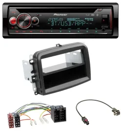 Pioneer MP3 DAB CD Bluetooth USB Autoradio für Fiat 500L (mit ISO, ab 2012)