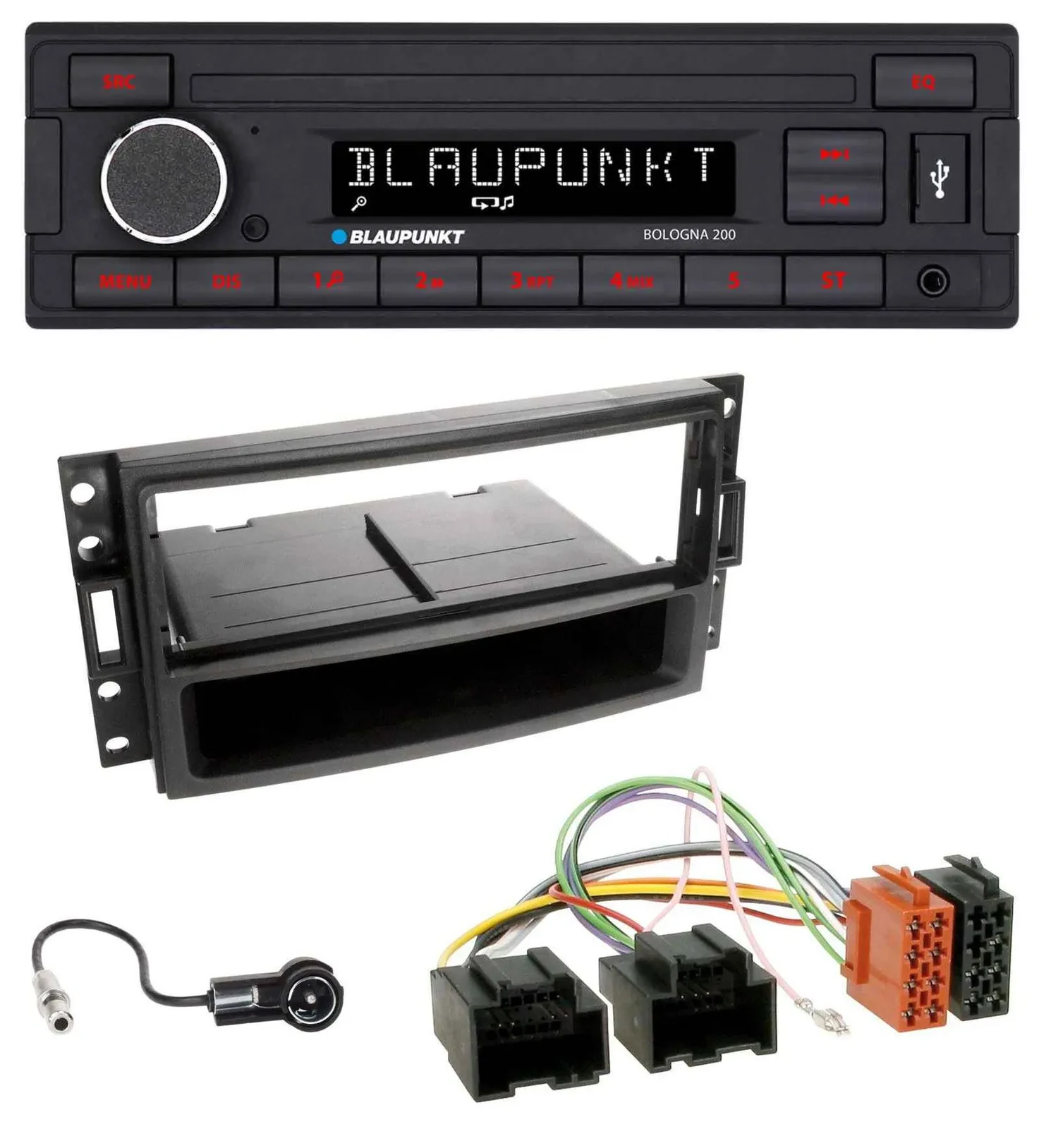 Blaupunkt MP3 AUX USB 1DIN Autoradio für Chevrolet Corvette Uplander 05-13