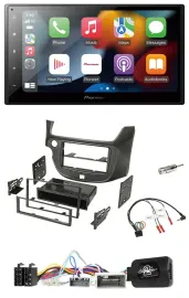 Автомагнитола для Honda Jazz (с 2014) Pioneer 2 DIN, DAB, Bluetooth, USB, темно-серый