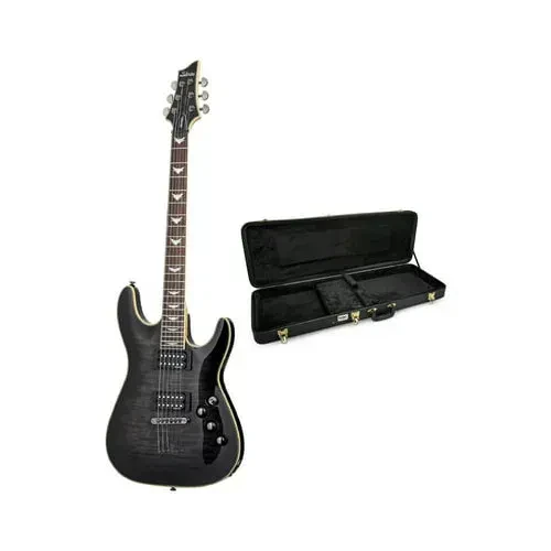 Schecter Omen Extreme 6 Electric Guitar with Electric Guitar Hard Shell Case