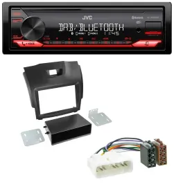 JVC Bluetooth USB DAB MP3 Autoradio für Isuzu D-Max (2012-2020)