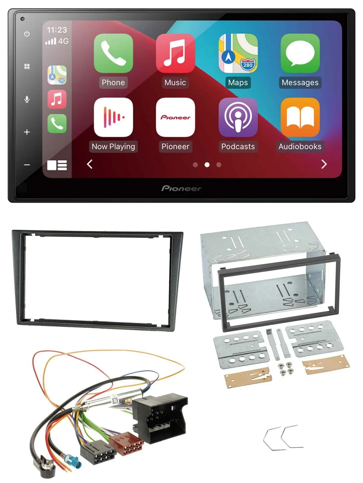 Pioneer USB MP3 DAB 2DIN Bluetooth Autoradio für Opel Combo C Meriva Corsa C Tig
