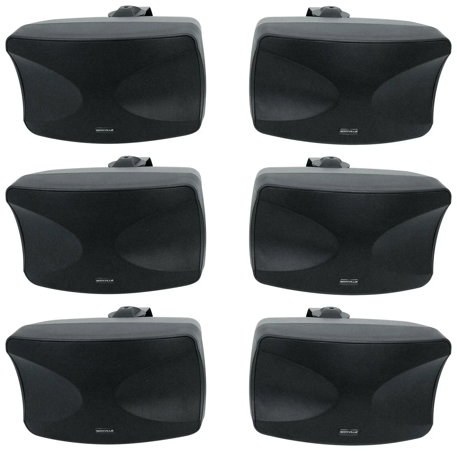 Настенная акустика Rockville WET-44 PRO Black 4" 45W (6 штук)